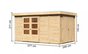 Drevený záhradný domček RETOLA 6 Lanitplast