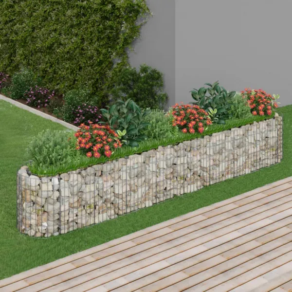 Gabiónový vyvýšený záhon Dekorhome
