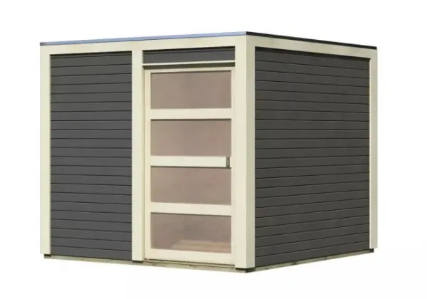 Drevený záhradný domček QUBIC 1 Lanitplast
