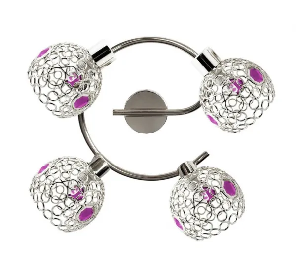 Stropná bodová lampa ARON 4xG9 Candellux