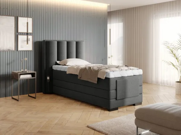 ArtElta Manželská posteľ VEROS Boxspring | elektrická polohovateľná 90 x 200 cm Farba: Gojo 101