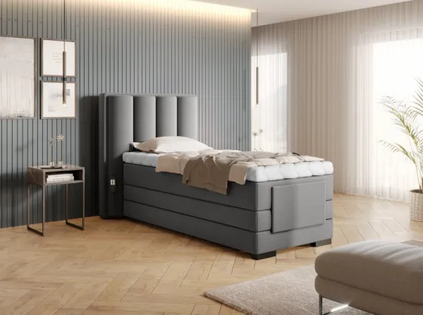ArtElta Manželská posteľ VEROS Boxspring | elektrická polohovateľná 90 x 200 cm Farba: Gojo 101
