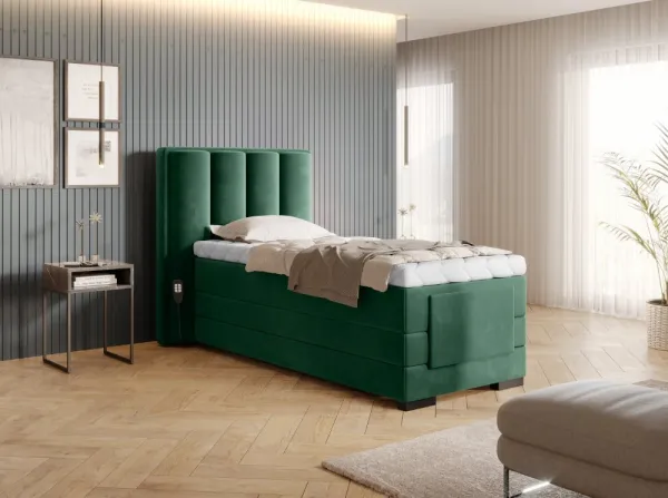 ArtElta Manželská posteľ VEROS Boxspring | elektrická polohovateľná 90 x 200 cm Farba: Gojo 101