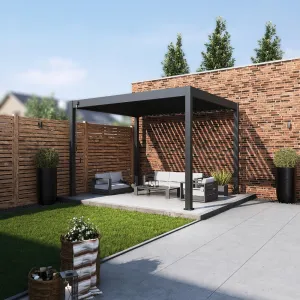 Rojaplast Bioklimatická pergola INTRO NEO 5,3x3 m, hliník a oceľ - voľne stojaca
