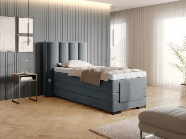 ArtElta Manželská posteľ VEROS Boxspring | elektrická polohovateľná 90 x 200 cm Farba: Gojo 101