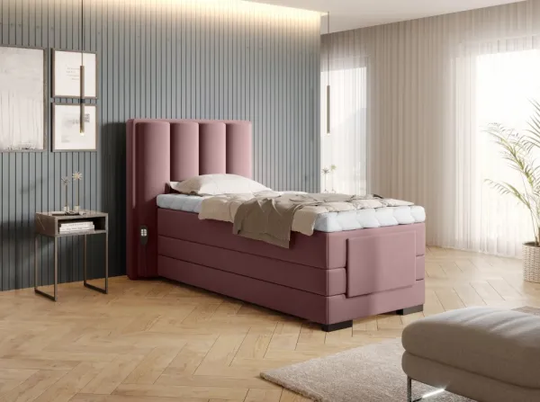 ArtElta Manželská posteľ VEROS Boxspring | elektrická polohovateľná 90 x 200 cm Farba: Gojo 101