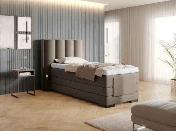 ArtElta Manželská posteľ VEROS Boxspring | elektrická polohovateľná 90 x 200 cm Farba: Gojo 101