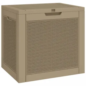 Záhradný úložný box 118 l Dekorhome Černá