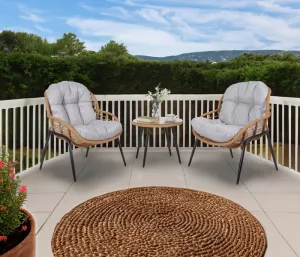 Záhradná balkónová súprava 3 ks Dekorhome