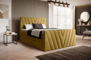 ArtElta Manželská posteľ CANDICE Boxspring | 140 x 200 cm Farba: Poco 07 