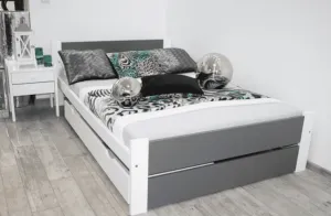 Elvisia Posteľ LEA s roštom | 80 x 200 cm Farba: Sivá