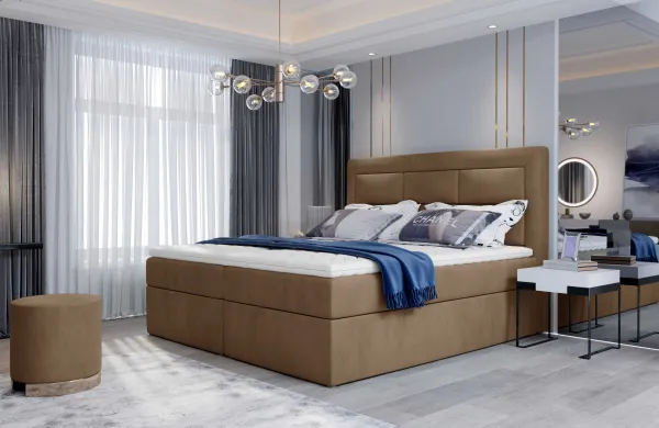 ArtElta Manželská posteľ VIVRE Boxspring | 140 x 200 cm Farba VIVRE: Dora 21