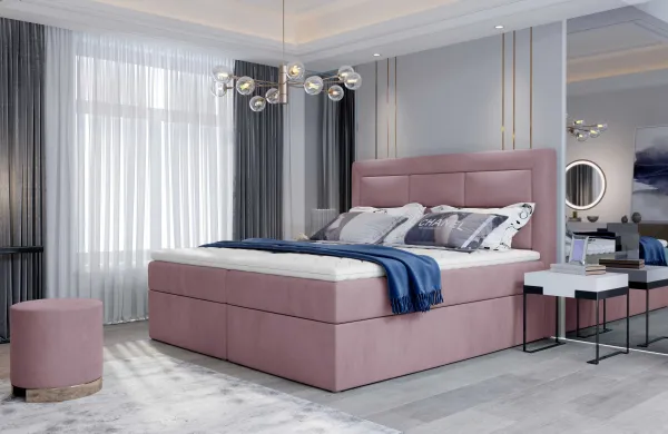 ArtElta Manželská posteľ VIVRE Boxspring | 140 x 200 cm Farba VIVRE: Dora 21