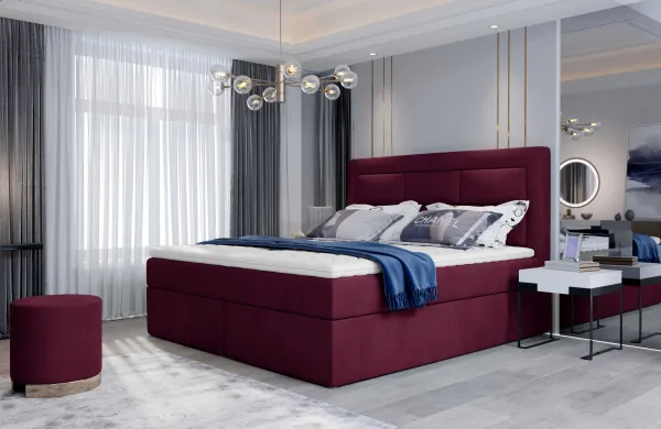 ArtElta Manželská posteľ VIVRE Boxspring | 140 x 200 cm Farba VIVRE: Dora 21