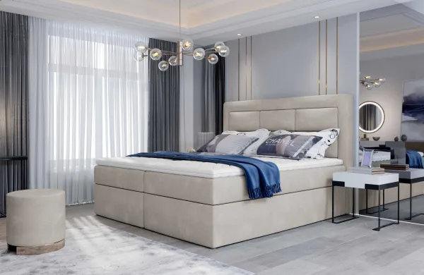 ArtElta Manželská posteľ VIVRE Boxspring | 140 x 200 cm Farba VIVRE: Dora 21