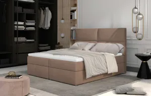 ArtElta Manželská posteľ AMBER Boxspring | 140 x 200 cm Farebné prevedenie AMBER: Monolith 77