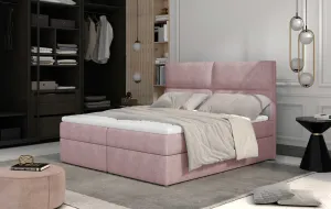 ArtElta Manželská posteľ AMBER Boxspring | 140 x 200 cm Farebné prevedenie AMBER: Monolith 77