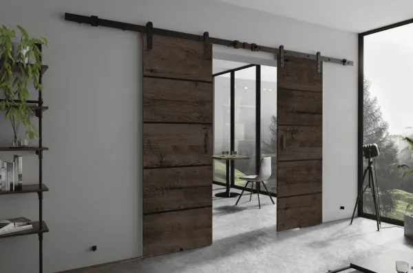 KIER Posuvné dvere LORNI PLUS DUO | 152 cm Farba: Grafit