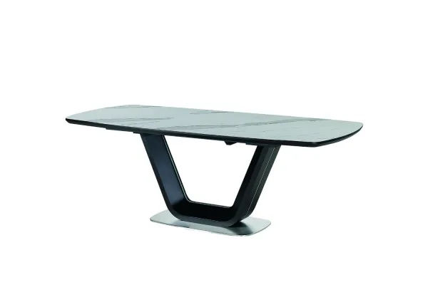 Signal Rozkladací jedálenský stôl ARMANI CERAMIC Farba: Sivý mat