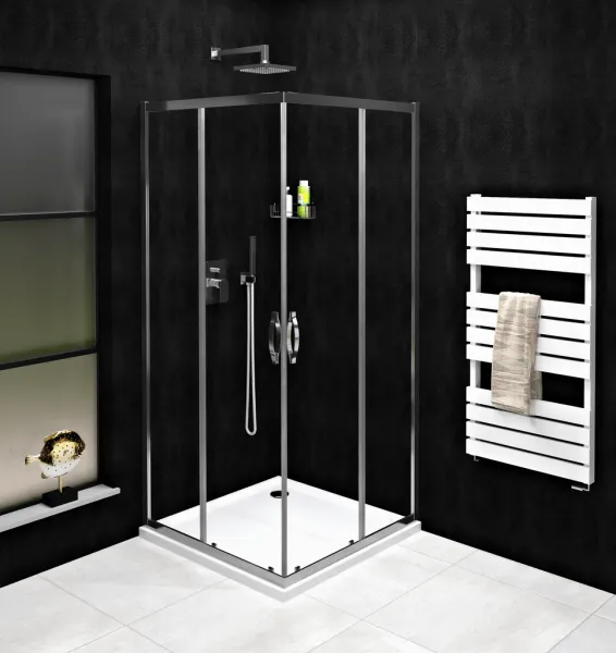 GELCO - SIGMA SIMPLY sprchové dvere posuvné pre rohový vstup 800 číre sklo GS2180