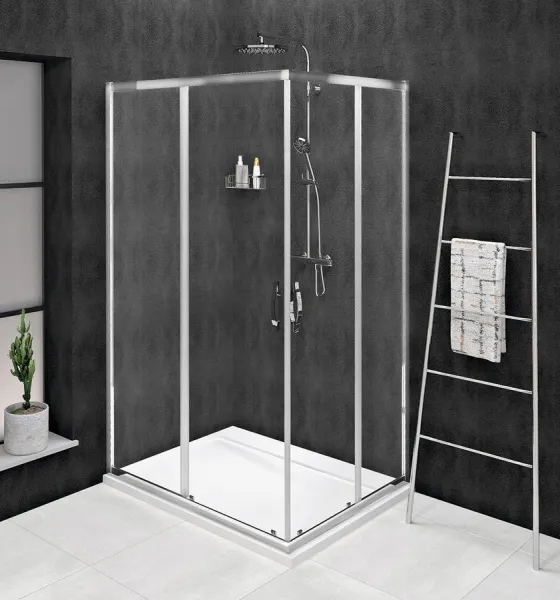 GELCO - SIGMA SIMPLY sprchové dvere posuvné pre rohový vstup 800 číre sklo GS2180