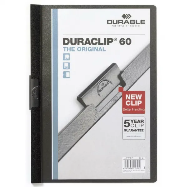 Durable Obal s klipom DURACLIP Original 60 čierny