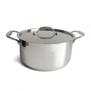 Kitchisimo Nehrdzavejúci kastról s pokrievkou Chef, 5 l, 24 cm