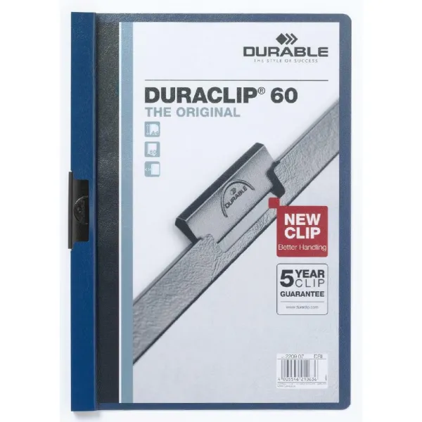 Durable Obal s klipom DURACLIP Original 60 tmavomodrý