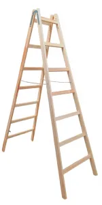 2907 Drevený rebrík dvojdielny /ŠTAFLE /PREMIUM/ PROFI
