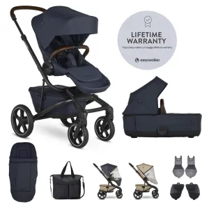 EASYWALKER - Kočík kombinovaný Jimmey Pepper Black XXL RWS