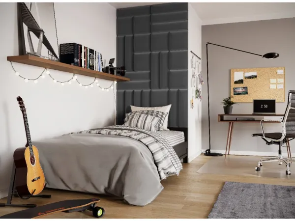 ELTAP QUADRATTA 120X195 Farba: Monolith 85