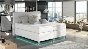AMADEO BOXSPRINGS s LED osvetlenim Látka: Soft 11, Rozmer: 140 x 200