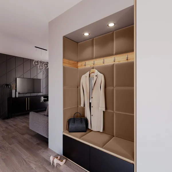 ELTAP QUADRATTA 120X160 Farba: Monolith 76