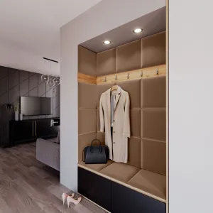ELTAP QUADRATTA 120X160 Farba: Monolith 76