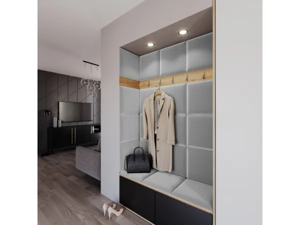 ELTAP QUADRATTA 120X160 Farba: Monolith 76