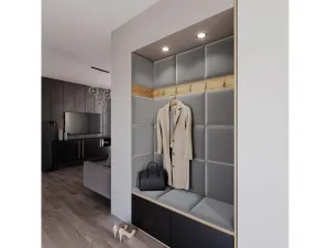 ELTAP QUADRATTA 120X160 Farba: Monolith 76