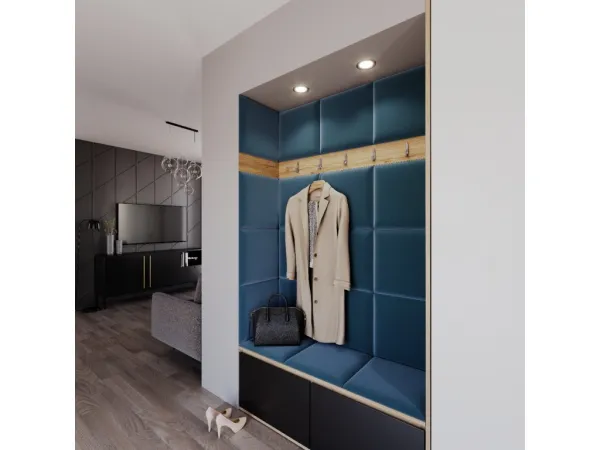 ELTAP QUADRATTA 120X160 Farba: Monolith 85
