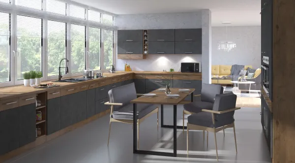 Jedálenský stôl Imperial Farba: Artisan, Rozmer: 185 x 90