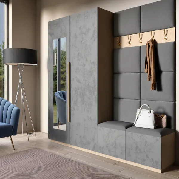 ELTAP QUADRATTA 100X200 Farba: Monolith 79