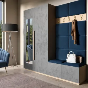 ELTAP QUADRATTA 100X200 Farba: Monolith 79