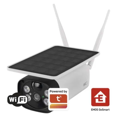 EMOS GoSmart Vonkajšia batériová kamera IP-600 EYE s Wi-Fi a solárnym panelom