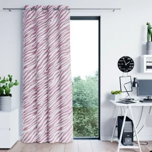 Záves AmeliaHome Fun s priechodkami 140x250 fialový/biely