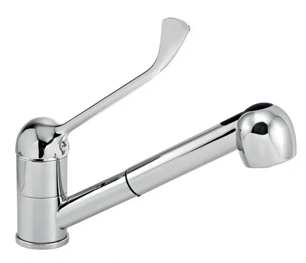 Novaservis - Drezová teleskopická batéria lekárska páka Titania Lux chróm 91081L,0