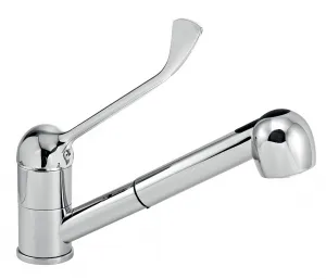 Novaservis - Drezová teleskopická batéria lekárska páka Titania Lux chróm 91081L,0