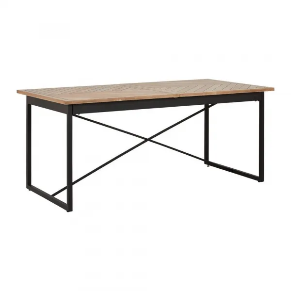 Rozťahovací stôl CATALINA dyha dub/MDF 180-240 cm