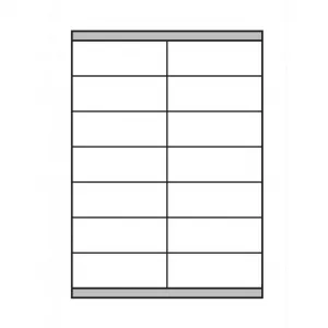 Etikety univerzálne 105x40mm Agipa A4 100 hárkov Apli - Agipa