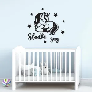 Nálepka na stenu do detskej izby - Sladké sny