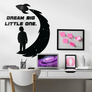 3D Samolepka do detskej izby - Dream big little one