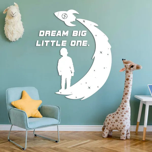 3D Samolepka do detskej izby - Dream big little one