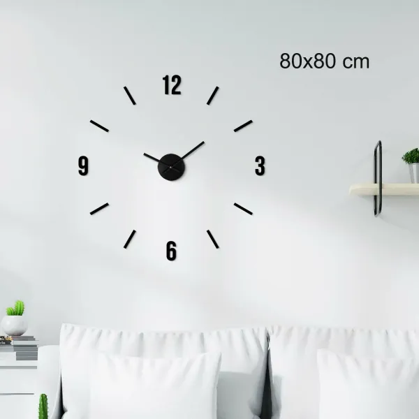 Drevené nalepovacie hodiny - Tempora
